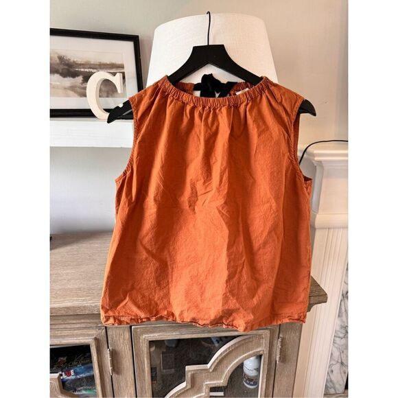 BHLDN Mignon Doo Chestnut Tie Back Tank Top Size Medium - Picture 1 of 7